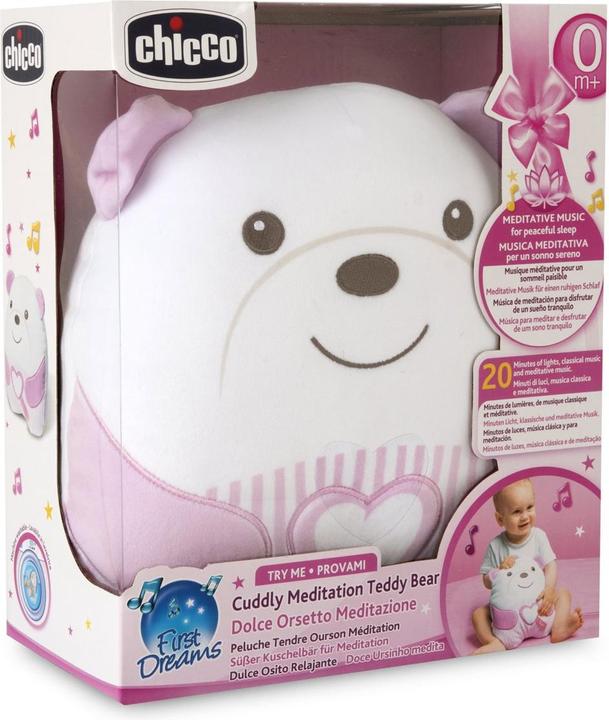 Productafbeelding Chicco Cuddly Meditation Teddy Bear Pink