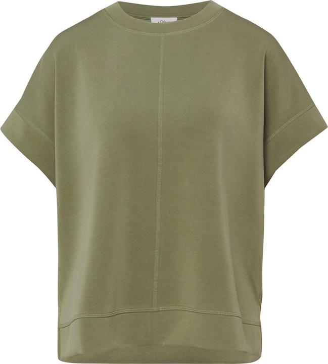 Produktbild s.Oliver Sweatshirt Weiches Scuba-Sweatshirt mit überschnittenen Schultern (36)
