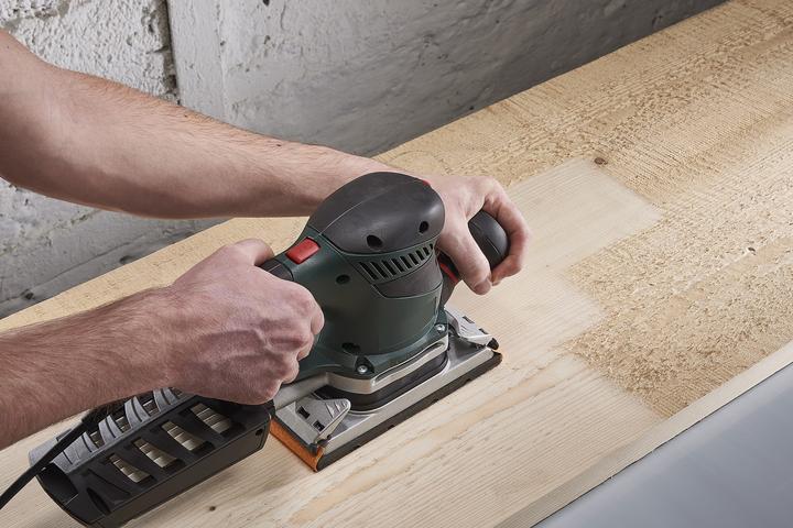 Actual product image wolfcraft 1 sanding strip set 50 pcs. 115x280mm (120, 40, 80)