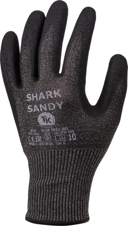 Actual product image TK SHARK gloves, scratch-resistant, size 6, sand colour (6)