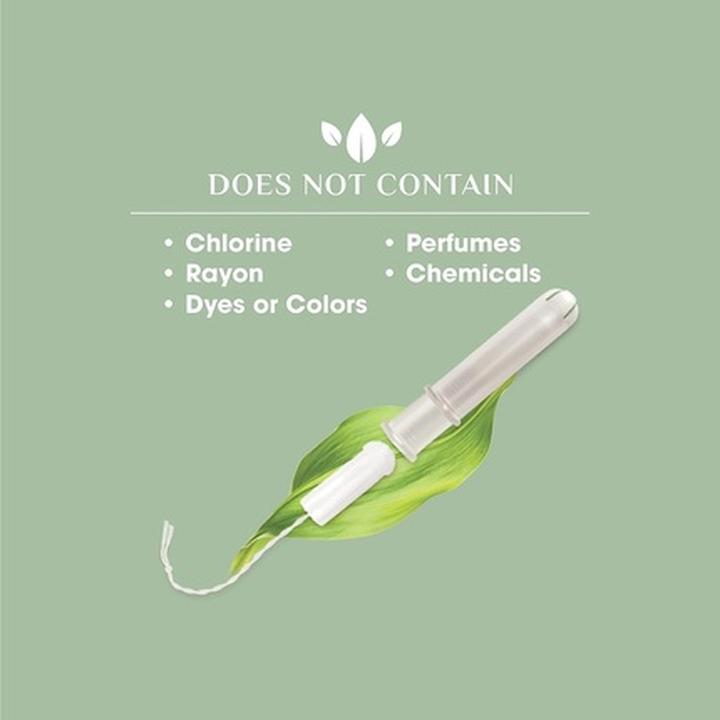 Produktbild Organyc Compact Super Plus Applicator Tampons 16 Count (16x)