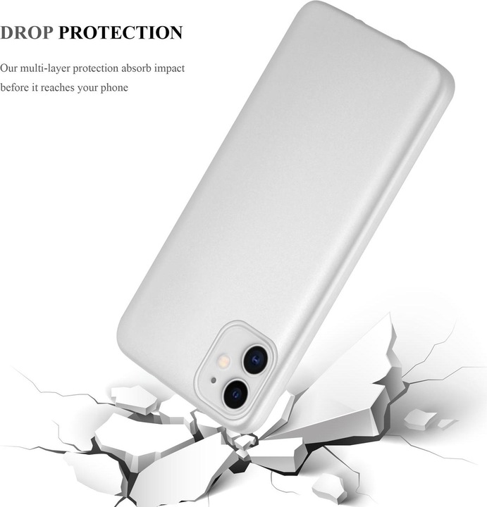 Produktbild Cadorabo TPU Matt Metallic Cover (Apple iPhone 11)