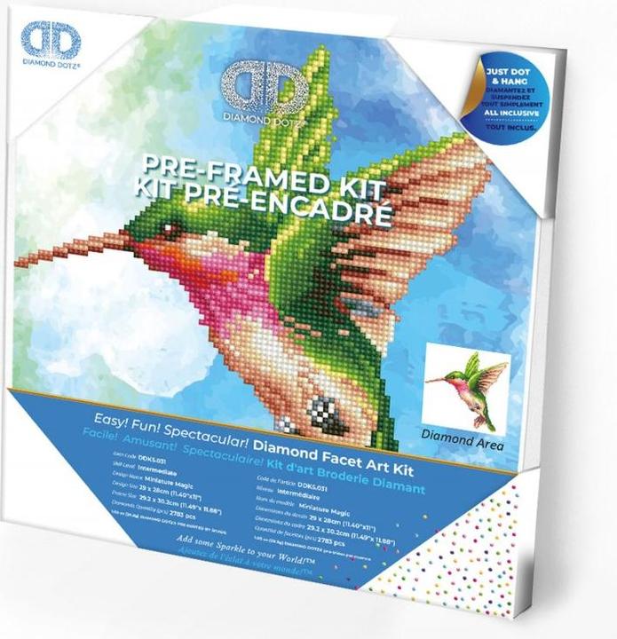 Immagine prodotto Diamond Dotz Magia in miniatura con cornice 30,2 x 29,2 cm