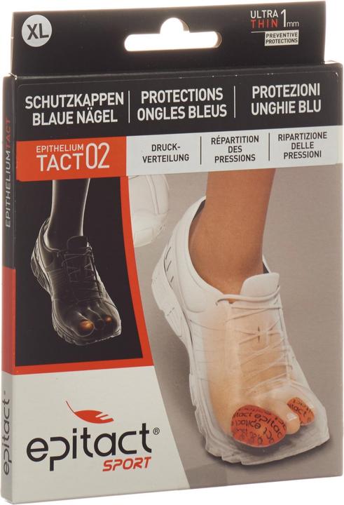 Immagine prodotto Epitact Cappucci protettivi sportivi chiodi blu EpitheliumTact 02, taglia XL 38 mm (Decompressione)