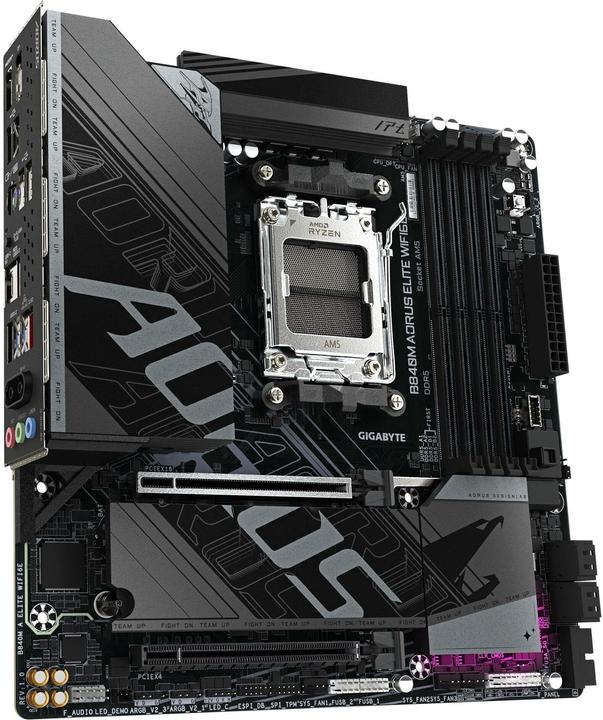 Actual product image Gigabyte B840M AORUS ELITE WIFI6E (AM5, AMD B840, mATX)