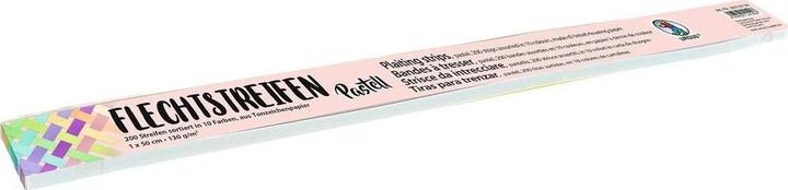 Actual product image Ursus Construction paper 200 pieces, braided strips pastel (130 g/m², 200 x)