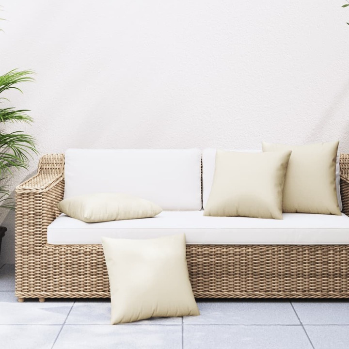 Image du produit VidaXL Ensemble salon de jardin 10 pièces avec coussins (60 x 60 cm)