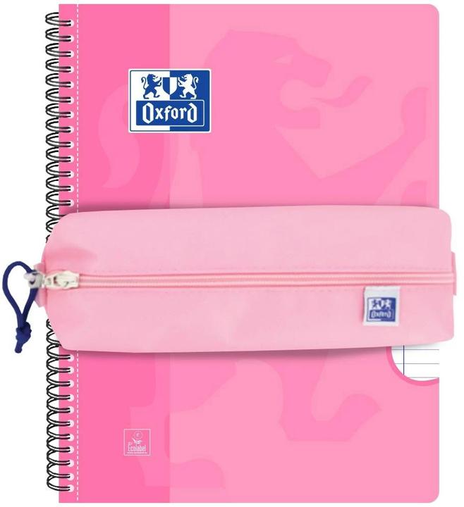Image du produit Oxford Trousse à crayons rectangulaire Kangoo rose