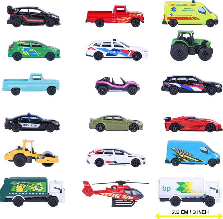 Productafbeelding Majorette Straatauto's, 18-soort.