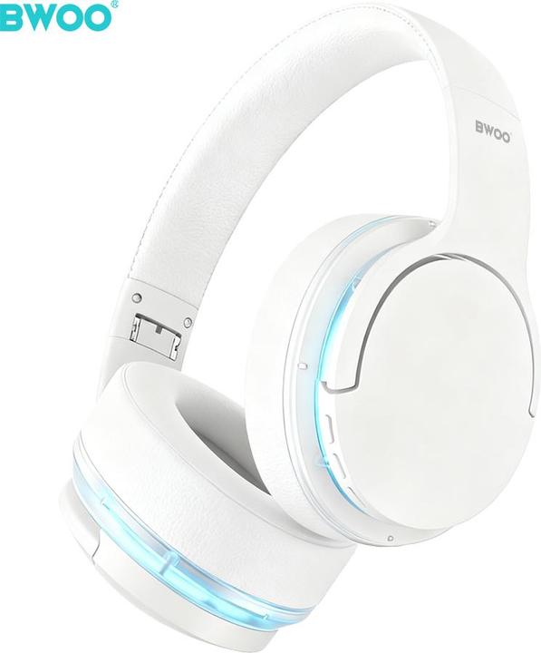 Produktbild Bwoo ANC Wireless Headphone Premuim Sound Quality BW587 White (10 h, Kabellos)