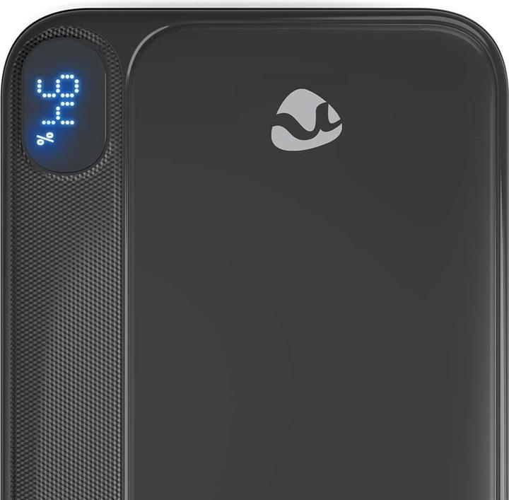 Produktbild Nedis PowerBank | 10000 mAh | 1.5 / 1.67 / 2.0 / 2.22 / 3.0 A Lithium-Polymeer (10000 mAh, 20 W, 37 Wh)