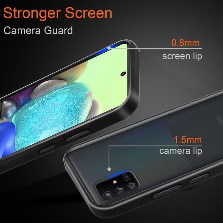 Productafbeelding Cadorabo Hybride matte hoes (Samsung Galaxy A71)