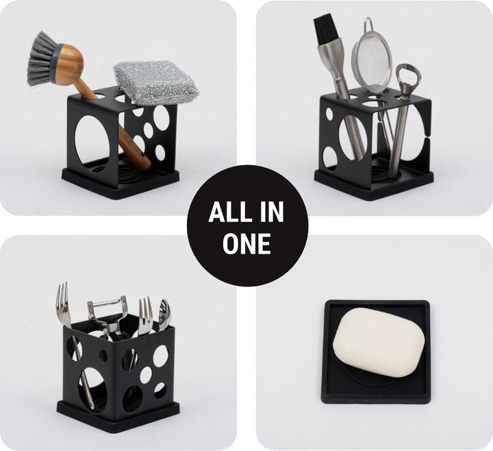 Produktbild Sanni Shoo Utensilienbehälter dri.cube schwarz