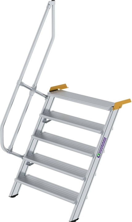Actual product image Munk Stairs 60 tread width 1000 mm 5 treads aluminium ribbed (100 cm)