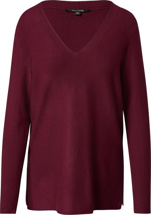 Produktbild Comma Strickpullover Feinstrickpullover mit seitlich geschlitztem Saum (38)
