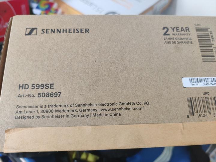 Actual product image Sennheiser HD 599 Special Edition (No noise cancellation, Cable)