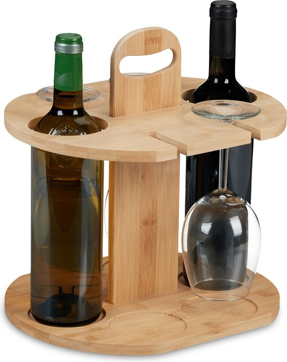Actual product image Relaxdays Wine butler (30 x 25 x 30.5 cm)