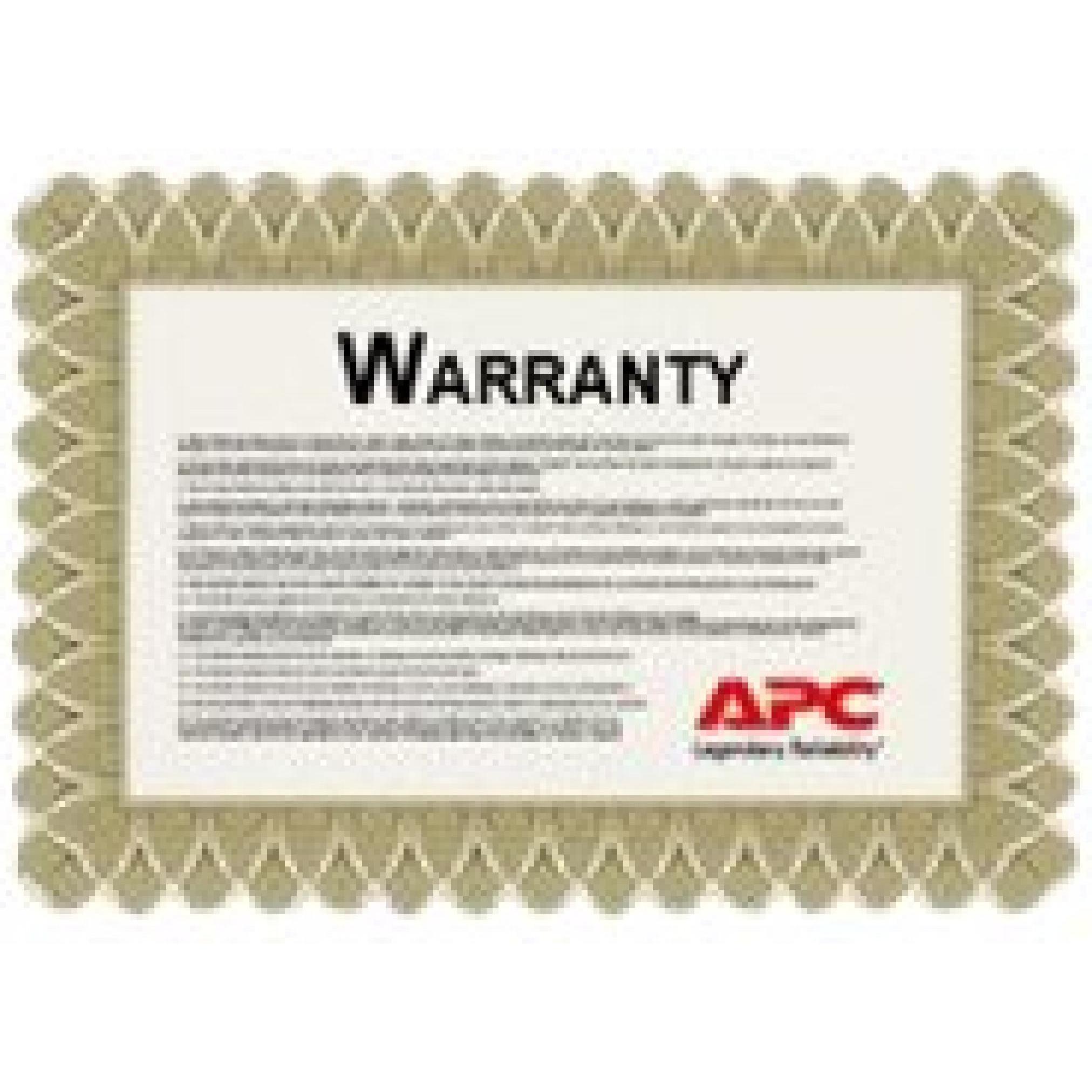 APC On-Site Service On-Site Warranty Extension - Serviceerweiterung - Arbeitszeit..., USV Zubehör