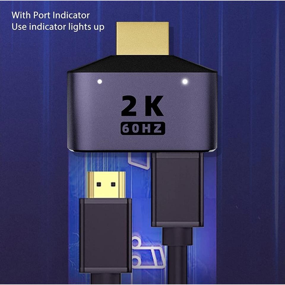 Thumbnail - PowerGuard 2-in-1 HDMI Splitter 2K 60 Hz 8 Gbps, Switch Box