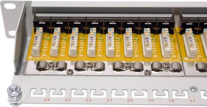 Actual product image Roline 19" patch panel (24 ports) (CAT6, 0.11 m)