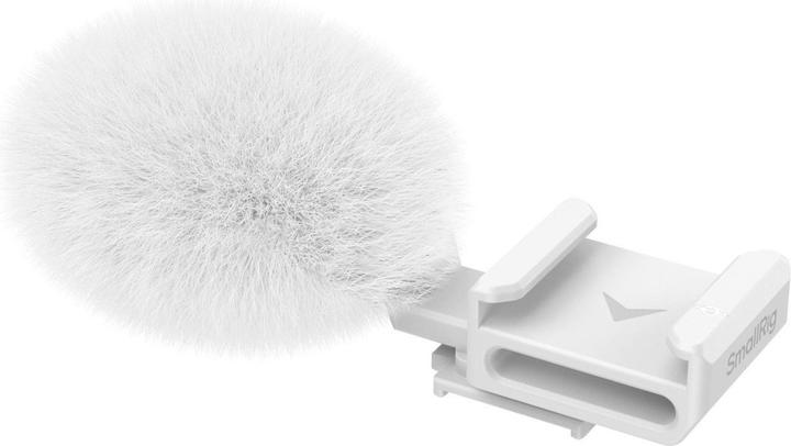 Produktbild SmallRig Cold Shoe Adapter with Furry Windscreen (White) for Sony ZV series cameras 4734