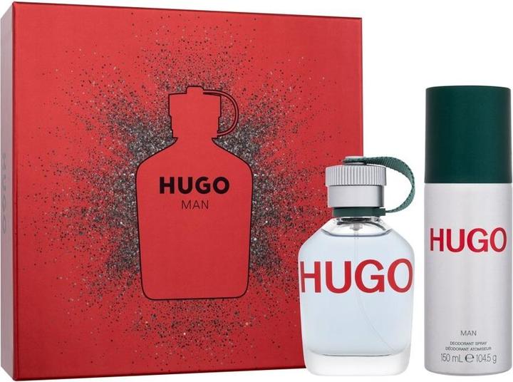 Actual product image Hugo Boss Man Christmas 2023 Eau de Toilette 75 / Deo150 (Eau de toilette, 225 ml)