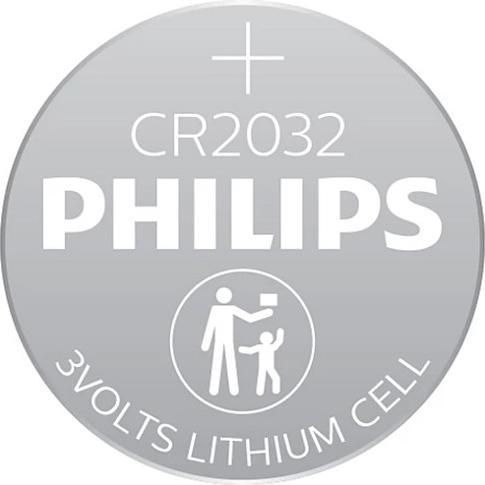 Actual product image Philips Minicells Button cell CR2032P6/01B, Single-use battery, CR2032, Lithium, 3 V, 6 pc(s), 210 m (6 pcs., CR2032, 210 mAh)