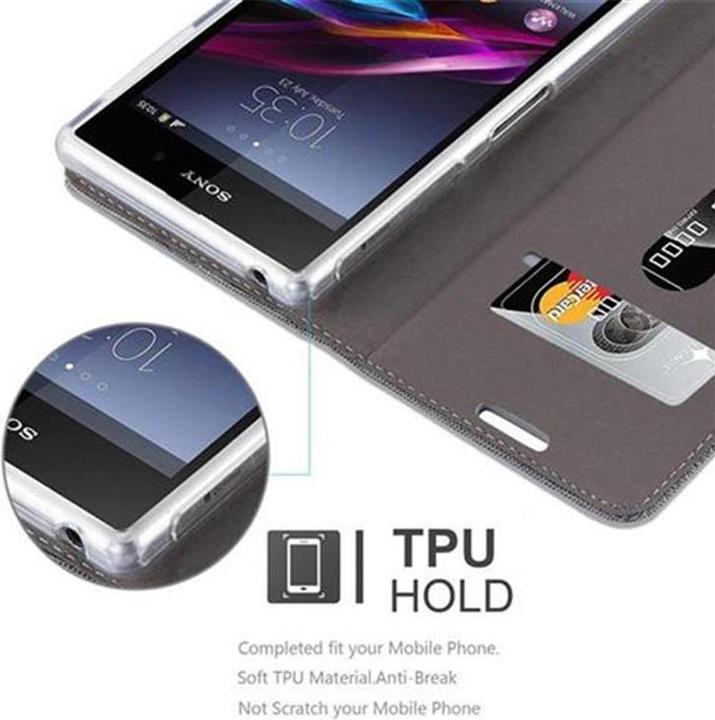 Image du produit Cadorabo Couverture look jeans Book (Sony Xperia Z1)