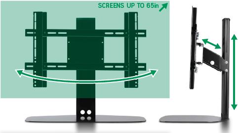 Produktbild Flexson Adjustable TV Stand for SONOS PLAYBASE (Ständer)