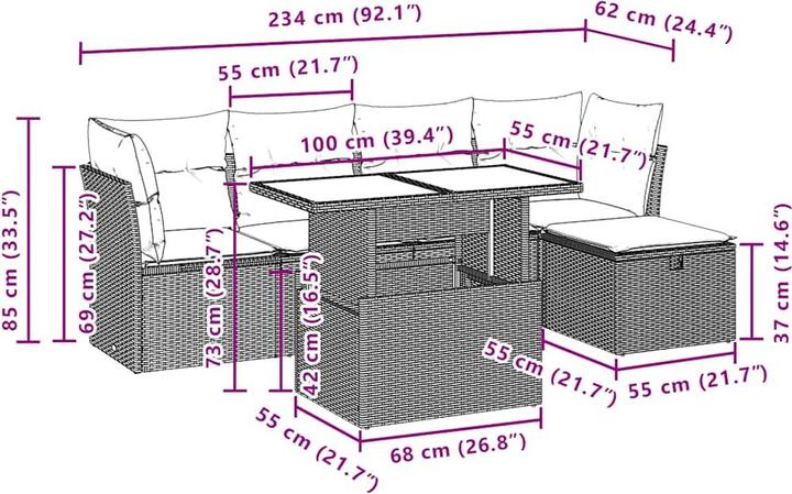 Produktbild vidaXL Kinsley