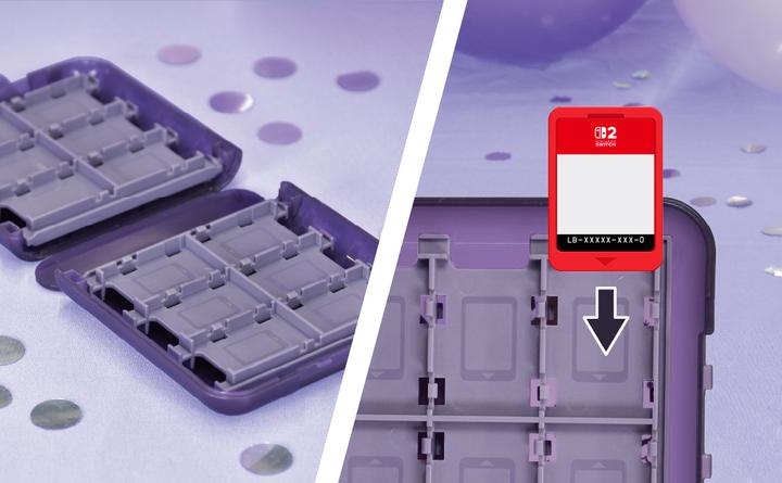 Actual product image HORI Game Card Case Protective Cover 24 Gengar + Mimigma (Switch, Switch 2, Switch Lite, Switch OLED)