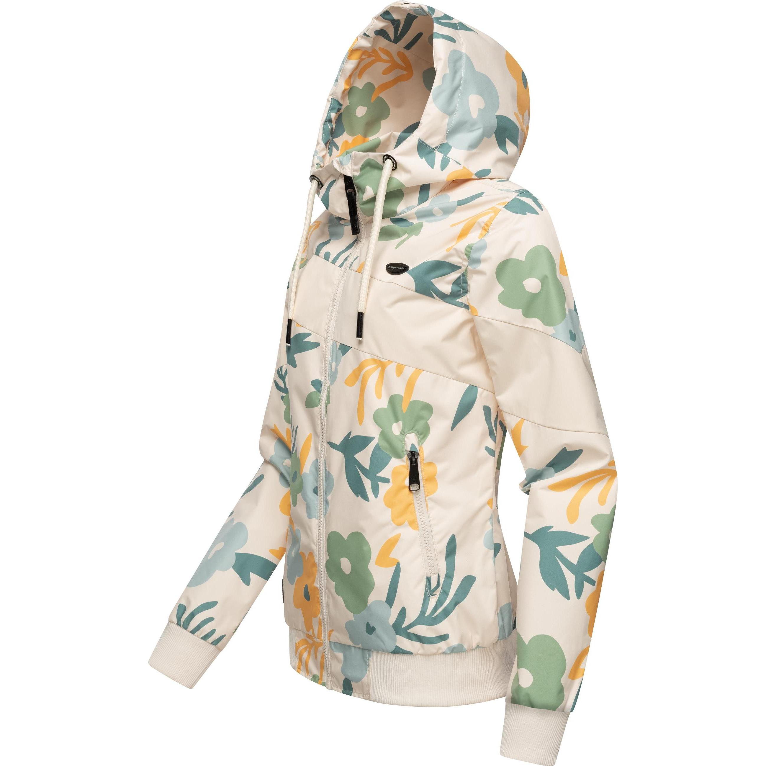 Thumbnail - Ragwear, Damen, Jacke, Nuggie Block Flower (XXL), Beige, XXL