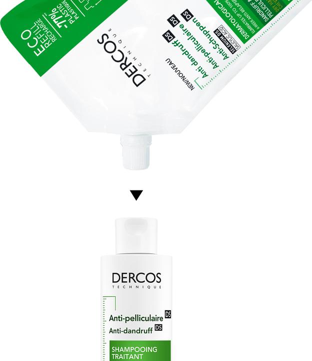 Produktbild Vichy Dercos Anti-Schuppen Shampoo trockene Kopfhaut (200 ml, Flüssiges Shampoo)