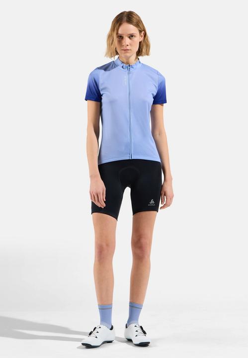 Produktbild Odlo T-shirt s/u collar s/s full zip ESSENTIAL PRINT (L)