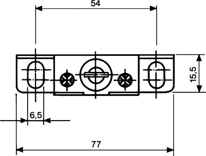 Produktbild EBB Tablarträger Nova 15, Tablarstärke 19 mm, Bolzen ø 12 mm, Stahl glanzverzinkt (1 Stk.)