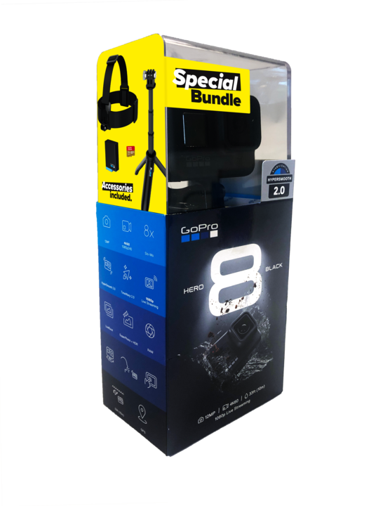 Actual product image GoPro Hero 8 Black Holiday Bundle (60p, 4K, Wi-Fi, Bluetooth)