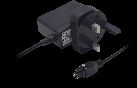 Productafbeelding Teltonika UK-voeding, 4-pins PR3PUUK3, Binnen, 100 - 240 V, 50/60 Hz, AC-to-DC, Zwart, 1 st.