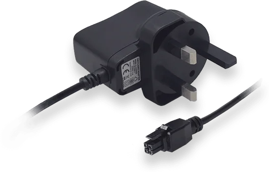 Productafbeelding Teltonika UK-voeding, 4-pins PR3PUUK3, Binnen, 100 - 240 V, 50/60 Hz, AC-to-DC, Zwart, 1 st.
