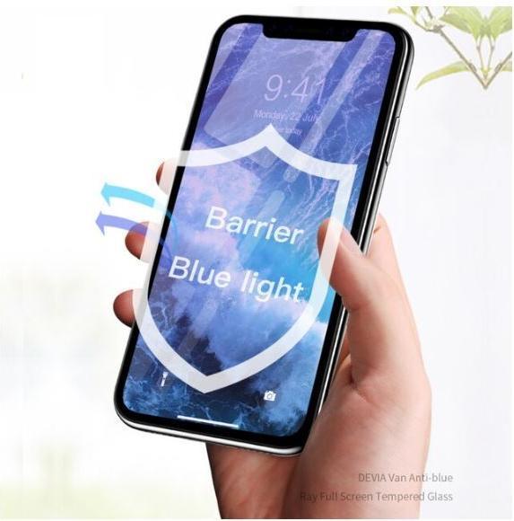Produktbild Devia Van Anti-blue Ray Full Screen Tempered Glass iPhone 11 Pro Max black (1 Stück, Apple iPhone 11 Pro Max)