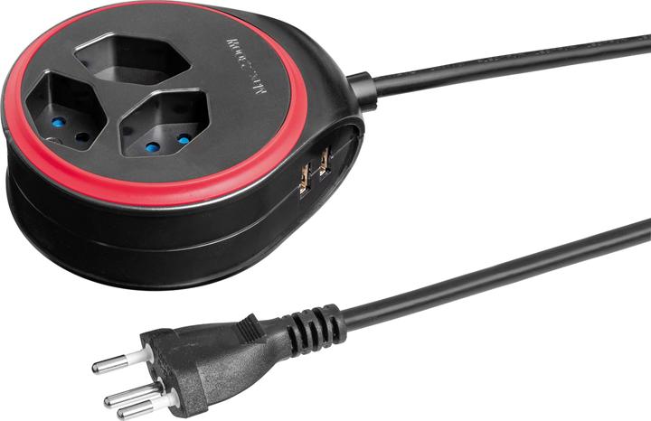 black red