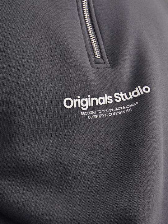 Produktbild Jack & Jones Text Sweatshirt mit halbem Reissverschluss Sweatshirt mit halbem Reissverschluss (XXL)