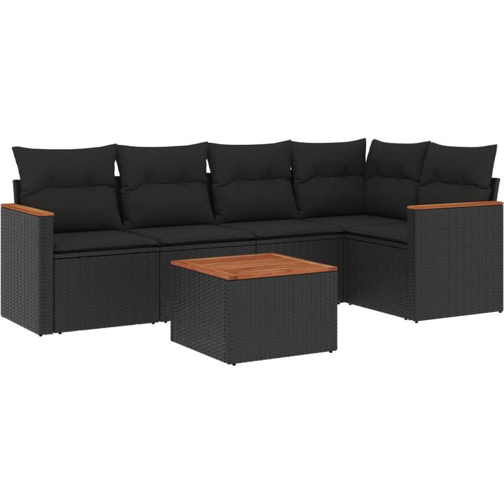 VidaXL, Gartenlounge, 10-tlg. Garten-Lounge-Set mit Kissen