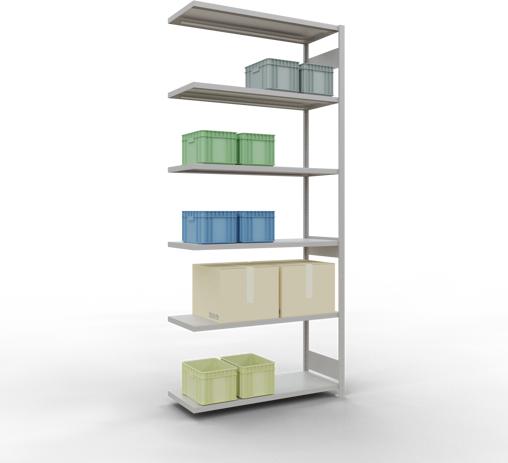 Immagine prodotto Schulte Lagertechnik MULTIplus250 sistema di alloggiamento aggiuntivo senza bulloni con bulloni di lunghezza