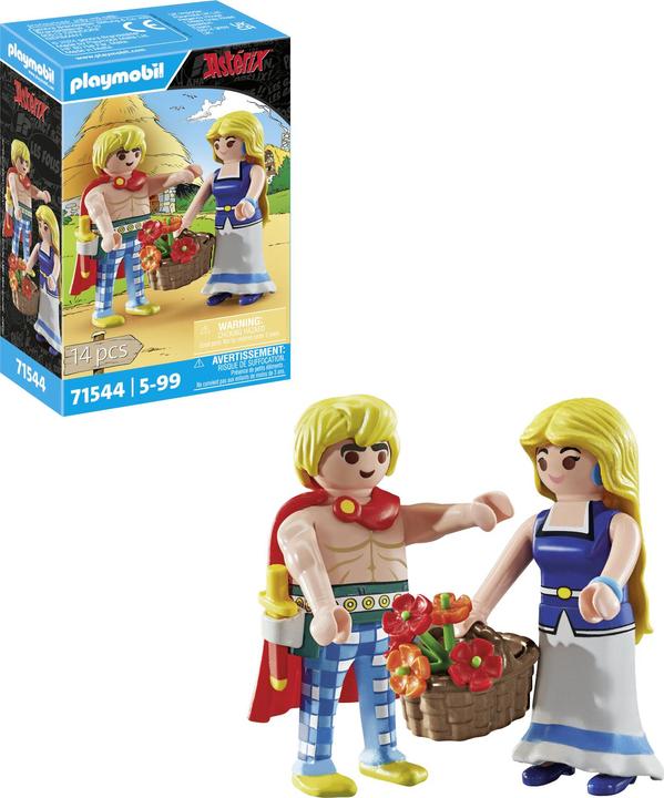 Immagine prodotto Playmobil Asterix: Tragicomix e Falbala (71544, Playmobil Asterix)