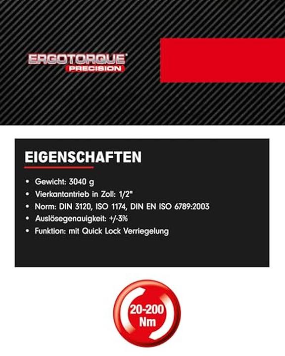 Actual product image KS Tools Ergotorque (1/2", 20 Nm, 200 Nm)