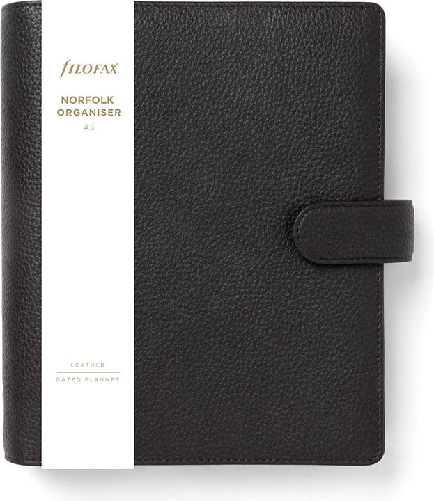 Productafbeelding Filofax Norfolk Persoonlijke Leren Organiser AGENDA NORFOLK donkerbruin (A5)