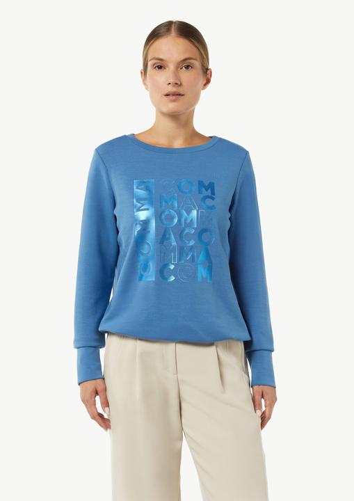 Image du produit Comma Sweatshirt Sweatshirt mit Tunnelzug im Saum (44)