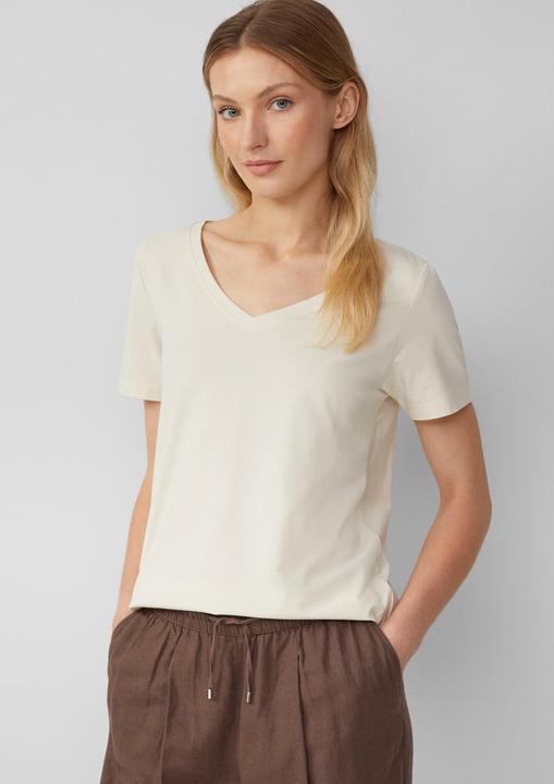Produktbild S.Oliver T-Shirt T-Shirt mit V-Ausschnitt (46)