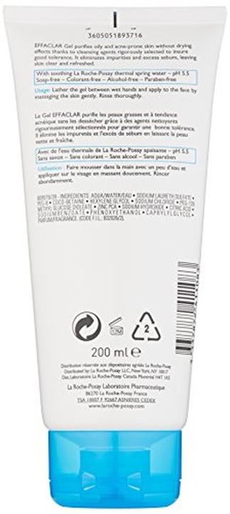 Image du produit La Roche Posay Effaclar (Mousse nettoyante, 200 ml)