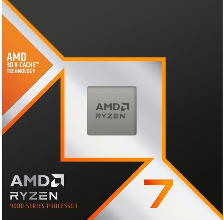 Actual product image AMD Ryzen 7 9800X3D (AM5, 4.70 GHz, 8 -Core)